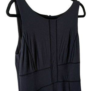 Ann Taylor Stretchy Black Sleeveless Dress, Sz 10